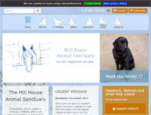 Tablet Screenshot of animalsheltersheffield.co.uk